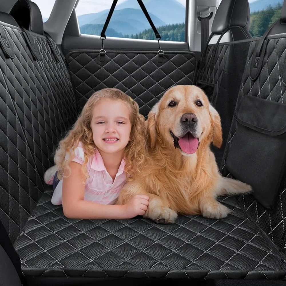 Dog Car Seat Cover & Backseat Extender – Waterproof Hammock for SUVs & Trucks 🐾 - Picture 8 of 10